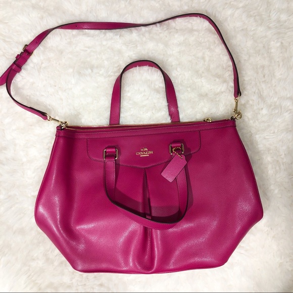 Coach Handbags - Coach Fucshia Satchel Purse